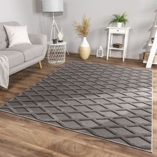 Tappeto Camera Da Letto Soggiorno Pelo Corto Etnico Scandi 3D Moderno