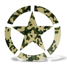 US ARMY MILITARY STAR Sticker