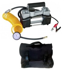 Mini compressore a doppio cilindro professionale con borsa/zaino 12V portatile