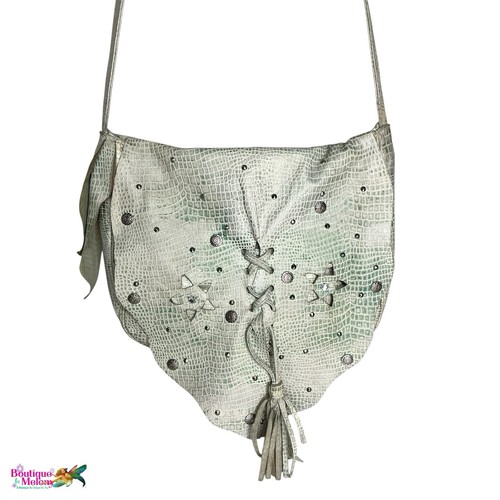 Borsa tracolla boho verde - boho,