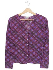 NAF NAF Cardigan Donna Giacca Taglia IT 44 lilla stile casual