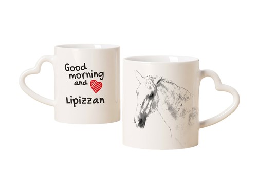 Lipizzano tazza con cavallo
