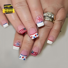 24pz 4 Luglio Press on Nails