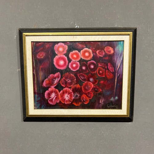 Dipinto olio fiori - ad,