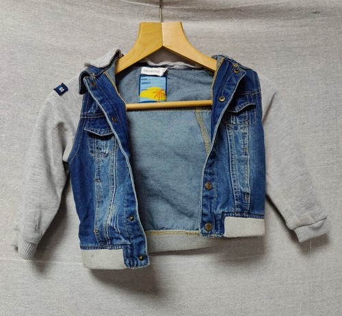 Giacca blu jeans denim