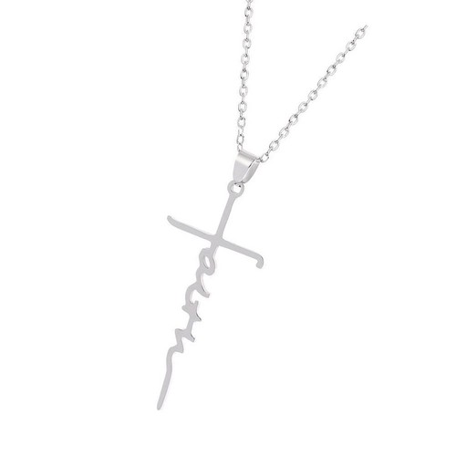 Collana con ciondolo croce - collana,