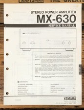 Yamaha MX-630 Amplificatore Manuale di servizio *Originale*
