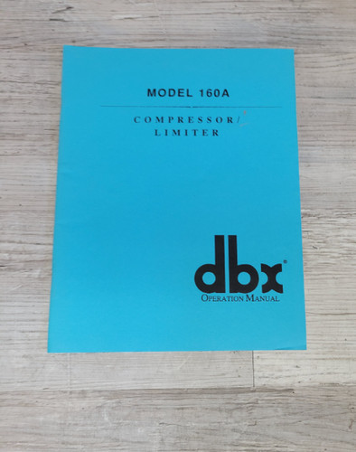 Dbx modello 160a compressore - dbx,