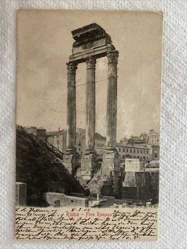 Cartolina epoca roma - d'epoca:, foro