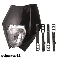 Mascherina Faro Nero V-Face Universale Per Cross Enduro KTM GasGas Honda