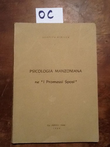 Psicologia manzoniana i - ne, "i