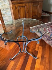 Tavolino In Ferro Battuto E