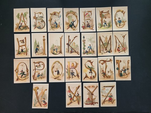 Carte lettere alfabeto - carte,