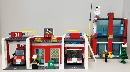 Lego city 7208 stazione - city,