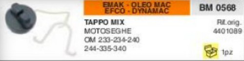 4401089 tappo miscela benzina - 4401089,
