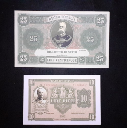 Banconota lire regno - banconota,