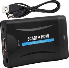Adattatore da Ingresso Scart a Uscita Hdmi Convertitore Video Audio HD 720/1080P