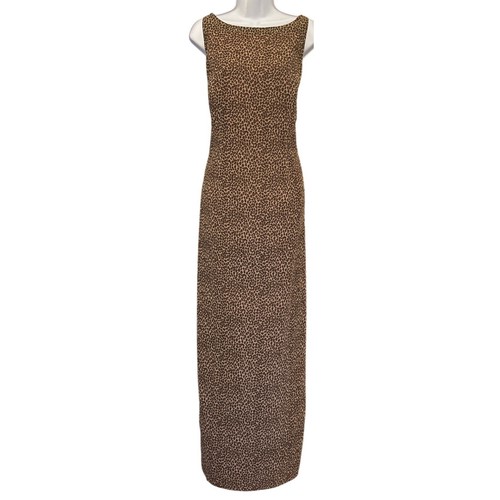 Maxi abito leopardato vintage