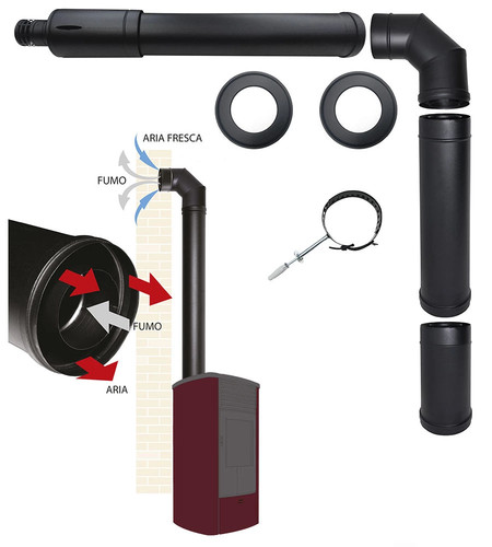 Kit coassiale con uscita - kit,