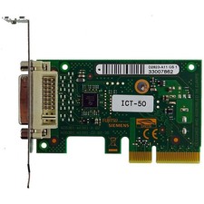 FUJITSU D2823-A11 SCHEDA PCI-E X1 PORTA AGGIUNTIVA ESPANSIONE VIDEO DVI SCHERMO