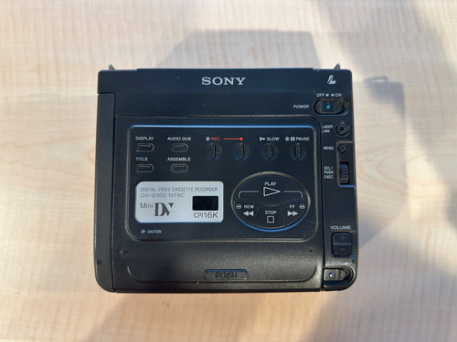 Minidv sony d300 leggi - gv-d300, leggi!