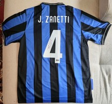 Maglia Javier Zanetti firmata Inter Milan finale Champions League 2010 con certificato di autenticità
