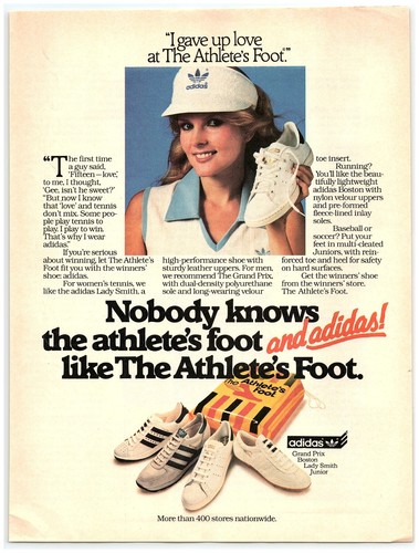 1982 print adidas vintage - ad,,