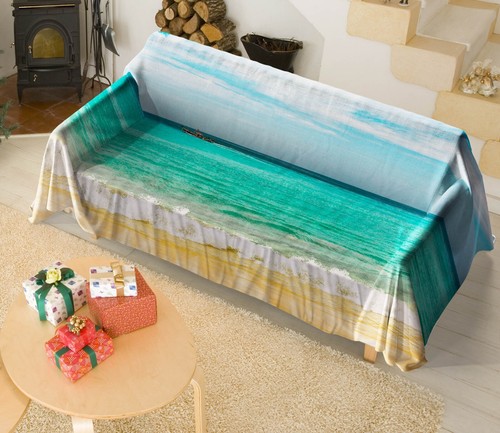 Copridivano calm sea - 3d,