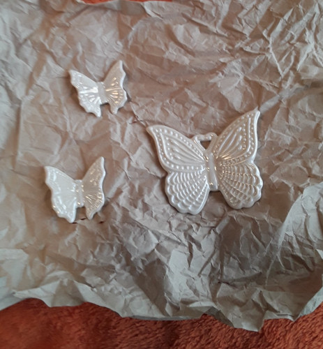 Decorazione farfalle ceramica - decorazione,