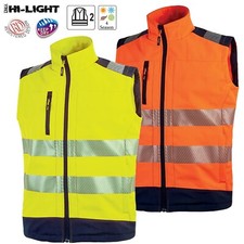 Gilet Smanicato Multitasche da Lavoro U-POWER Alta Visibilità da Uomo Donna DANY