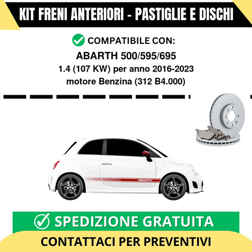 Kit freni anteriori - anteriori, (pastiglie