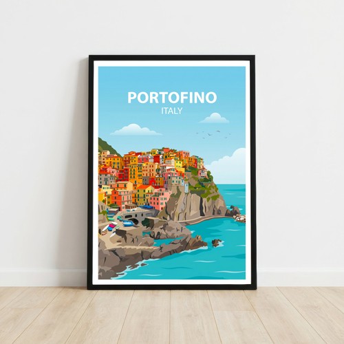 Poster da viaggio Portofino
