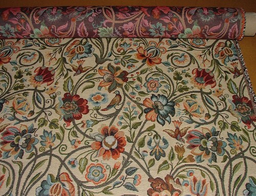 Tessuto arazzo floreale - tessuto,