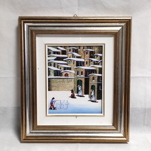 Quadro olio tela e - olio, su