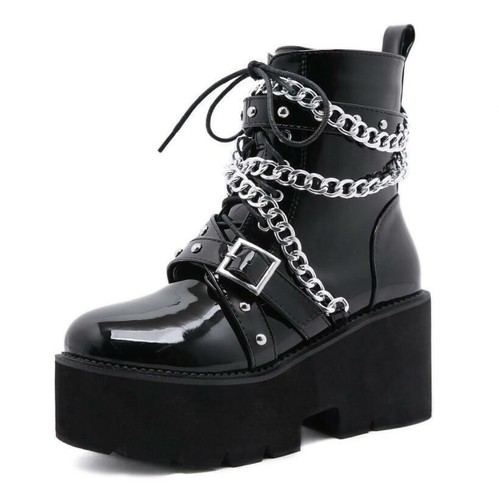 Stivaletti donna punk gotici