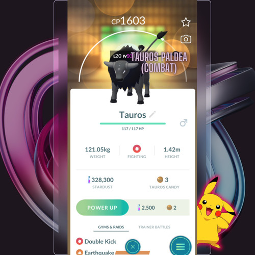 Paldean tauros tr de - tauros, tr-de