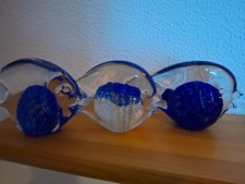 Pesci in cristallo colore blu