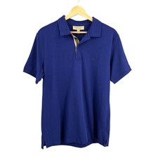 Polo uomo Burberry blu Nova