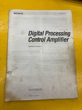 Sony TA-E1000ESD Amplificatore Manuale Istruzioni Funzionamento Originale