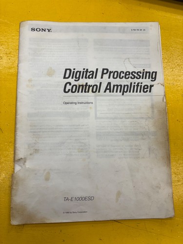 Sony e1000esd amplificatore - sony,