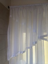 Tenda Solo Alto Modello Mantovana Lateralmente Più Lungo Chiffon E Nastri 