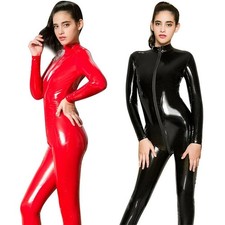 Body tuta donna lucido effetto
