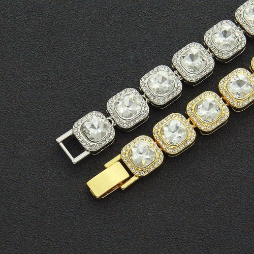 Bracciale catena tennis uomo - catena,