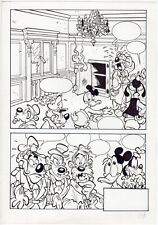 RIDI TOPOLINO - GIUSEPPE FERRARIO - TAVOLA ORIGINALE DISNEY