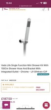 Vado Life Kit Mini Doccia