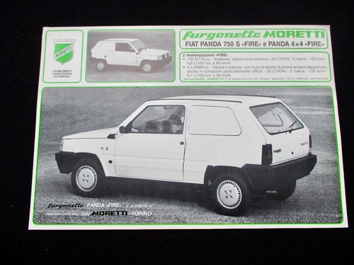 Fiat panda furgonetta moretti - furgonetta,