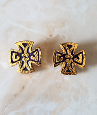 Orecchini clip smaltati