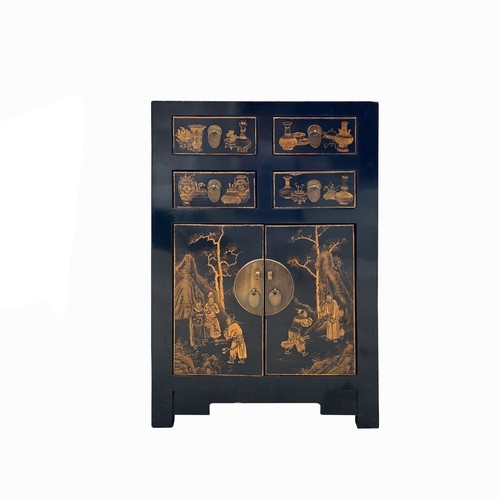 Mobiletto tavolino nero