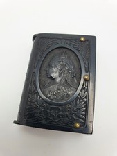 Antique Black Vulcanite Vesta