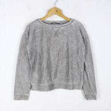 Felpa MAX MARA Taglia S Donna Cotone Grigia Woman Hoodie Sweater Pullover Casual
